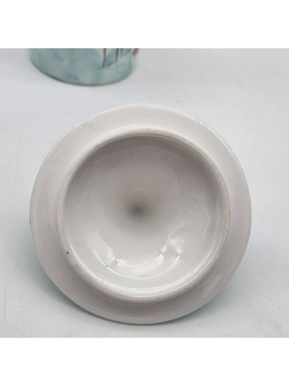 MCM Ceramica Di Milano Italy Hand-Painted Porcelain Canister Retro Bath Scene - Picture 11 of 14